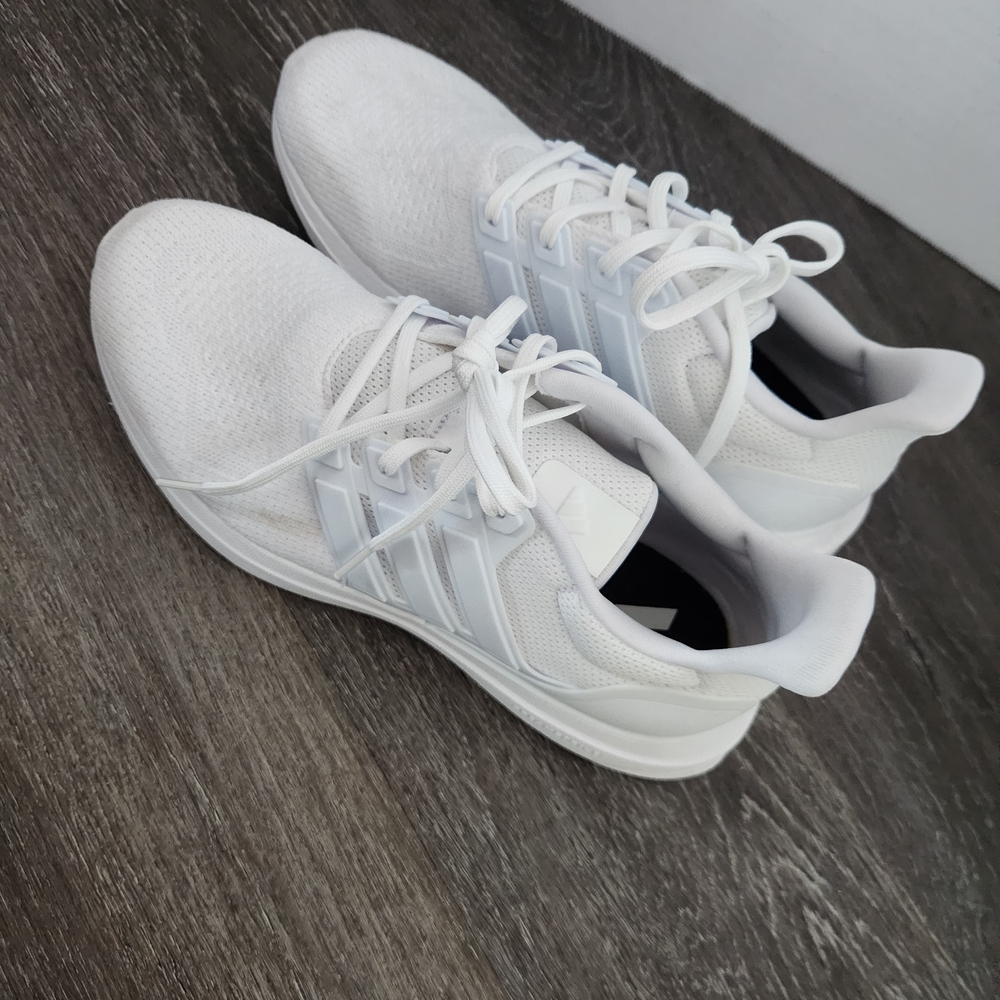 Adidas White Lace-Up Sneakers Womens 8.5